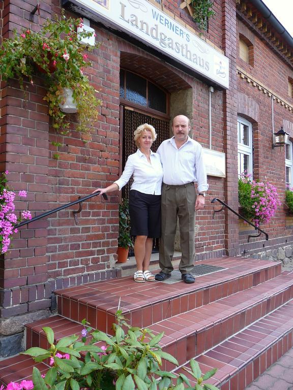 Werners Landgasthaus Lieskau Eksteriør bilde